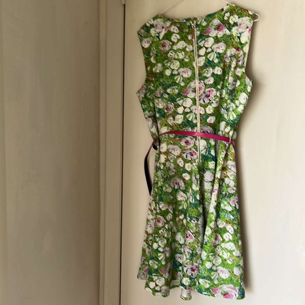 Floral print dress. Size 16. AGB   Flared skirt - Picture 5 of 9
